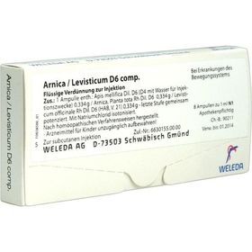 ARNICA LEVIST D 6 COMP, 8X1 ML – PZN 1618558 из Германии