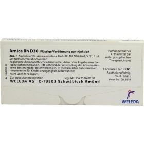 ARNICA RH D30, 8X1 ML – PZN 1618699 из Германии