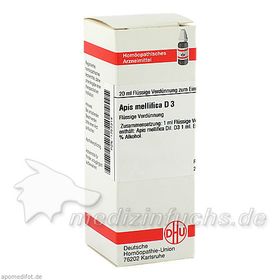 APIS MELLIFICA D 3, 20 ML – PZN 1757314 из Германии
