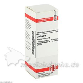 ARNICA D 6, 20 ML – PZN 1758302 из Германии
