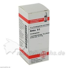ARNICA D 3, 10 G – PZN 1758420 из Германии