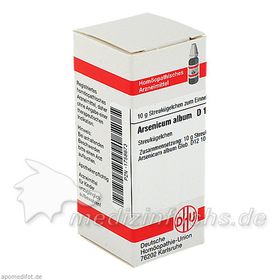 ARSENICUM ALB D12, 10 G – PZN 1758673 из Германии
