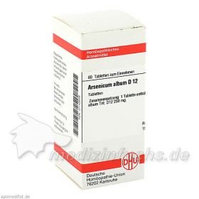 ARSENICUM ALB D12, 80 ST – PZN 2110508 из Германии