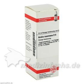 ARALIA RACEM D 6, 20 ML – PZN 2126834 из Германии