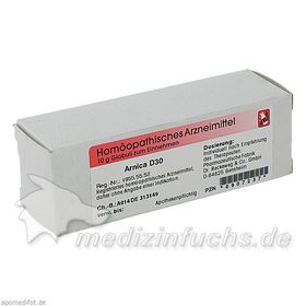 ARNICA D30, 10 G – PZN 2208242 из Германии