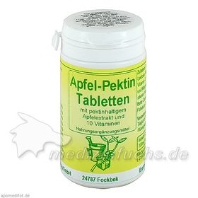 Apfel-Pektin Tabletten, 90 ST – PZN 2519723 из Германии