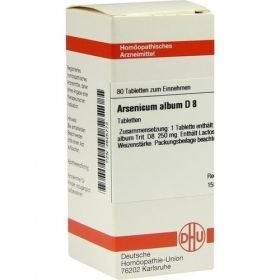 ARSENICUM ALB D 8, 80 ST – PZN 2625773 из Германии
