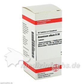 ARSENICUM ALB D30, 80 ST – PZN 2625796 из Германии