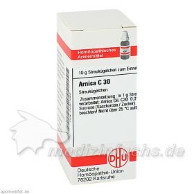 ARNICA C30, 10 G – PZN 2801069 из Германии
