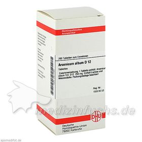ARSENICUM ALB D12, 200 ST – PZN 2811783 из Германии