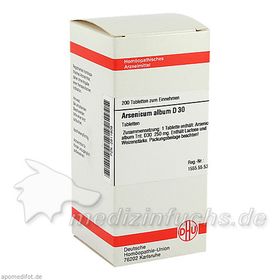 ARSENICUM ALB D30, 200 ST – PZN 2811808 из Германии