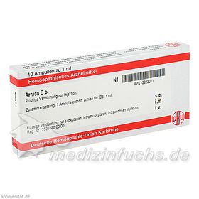 ARNICA D 6 Ampullen, 10X1 ML – PZN 2823071 из Германии