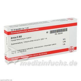 ARNICA D200, 10X1 ML – PZN 2823094 из Германии