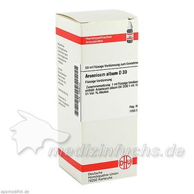 ARSENICUM ALB D30, 50 ML – PZN 2888722 из Германии