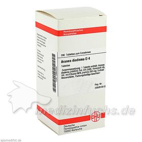 ARANEA DIADEMA D 4, 200 ST – PZN 2893338 из Германии