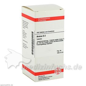 ARNICA D 2, 200 ST – PZN 2893806 из Германии
