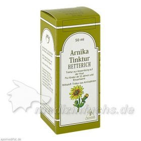 ARNIKATINKTUR HETTERICH, 50 ML – PZN 3060681 из Германии