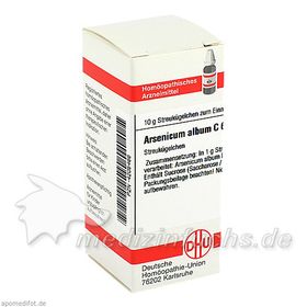 ARSENICUM ALB C 6, 10 G – PZN 4205466 из Германии