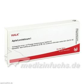 Apis/Levisticum I, 10X1 ML – PZN 447646 из Германии