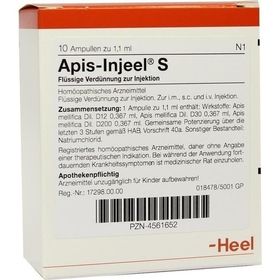 APIS INJ S, 10 ST – PZN 4561652 из Германии