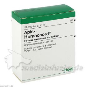 APIS HOMACCORD, 10 ST – PZN 59476 из Германии