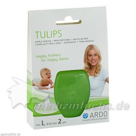 ARDO Tulips Brusthütchen Größe L, 2 ST – PZN 6730099 из Германии