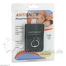 ANTISNOR Akupressurring Gr.S Durchm.16mm, 1 ST – PZN 6924277 из Германии