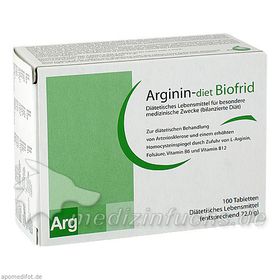 Arginin-diet Biofrid, 100 ST – PZN 877884 из Германии