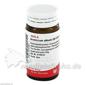 ARSENICUM ALB D 6, 20 G – PZN 8783987 из Германии