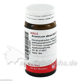 ARSENICUM ALB D12, 20 G – PZN 8783993 из Германии
