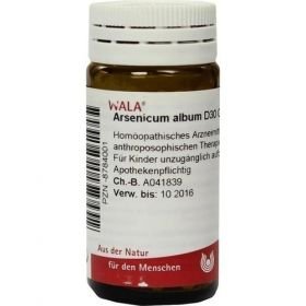 ARSENICUM ALB D30, 20 G – PZN 8784001 из Германии