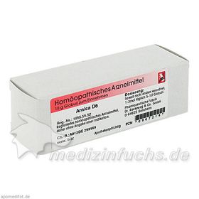 Arnica D6, 10 G – PZN 907214 из Германии