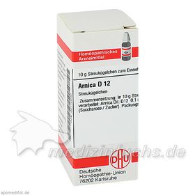 Arnica D12, 10 G – PZN 907220 из Германии