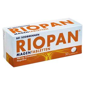 Riopan Magen Tabletten (50 stk) – PZN 749301 из Германии