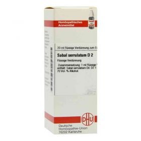 Sabal Serrul. D 2 Dilution (20 ml) – PZN 1784216 из Германии