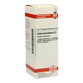 Sabal Serrul. D 3 Dilution (20 ml) – PZN 1784222 из Германии