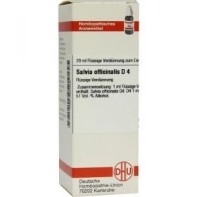 Salvia Officinalis D 4 Dilution (20 ml) – PZN 2621338 из Германии