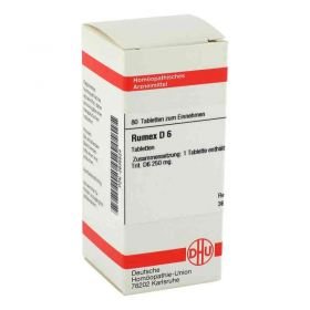 Rumex D 6 Tabletten (80 stk) – PZN 2635524 из Германии
