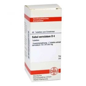 Sabal Serrul. D 4 Tabletten (80 stk) – PZN 2635636 из Германии