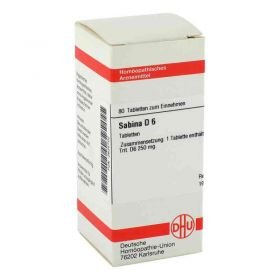 Sabina D 6 Tabletten (80 stk) – PZN 2635702 из Германии
