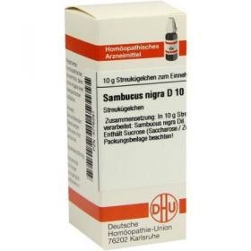 Sambucus Nigra D 10 Globuli (10 g) – PZN 4776281 из Германии