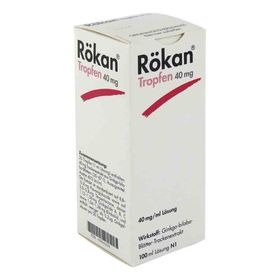 Rökan 40mg (100 ml) – PZN 6994326 из Германии
