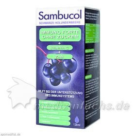 Sambucol Immuno Forte Saft ohne Zucker, 120 ML – PZN 10019615 из Германии