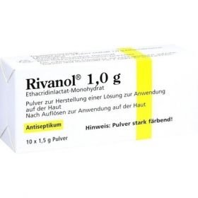 Rivanol 1.0g Pulver, 10 ST – PZN 10056622 из Германии