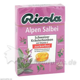 Ricola oZ Box Salbei Alpen Salbei, 50 G – PZN 10943435 из Германии