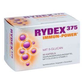 Rydex 375 Beta-glucan und Vitamin C Kapseln (60 stk) – PZN 11029337 из Германии