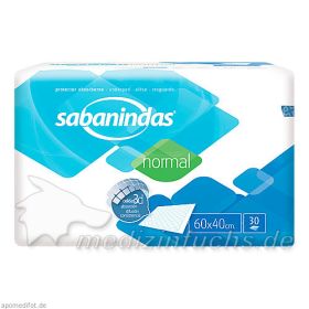 Sabanindas normal 40 x 60 cm Bettschutzeinlage, 8X30 ST – PZN 11132704 из Германии