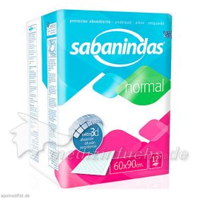 Sabanindas normal 60 X 90 cm Bettschutzeinlage, 25 ST – PZN 11132785 из Германии