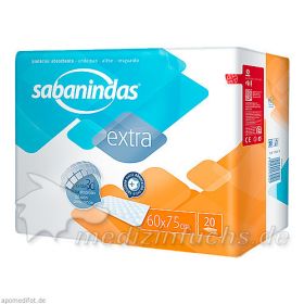 Sabanindas extra 60 x 75 cm Bettschutzeinlage, 20 ST – PZN 11132897 из Германии
