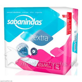 Sabanindas extra 60 x 90 cm Bettschutzeinlage, 6X20 ST – PZN 11132911 из Германии